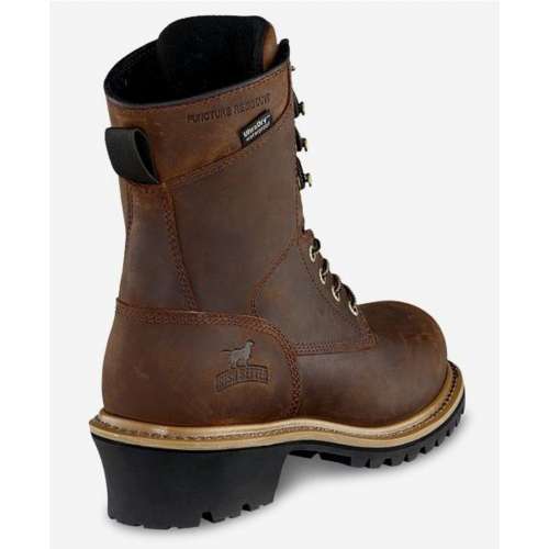 Adult Irish Setter Mesabi 8in Puncture Resistant ST Loger Work Boots