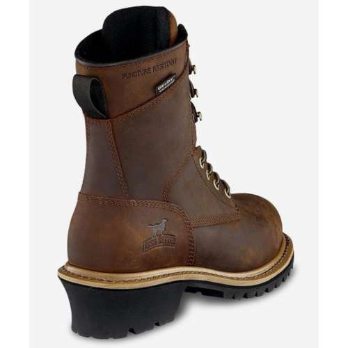 Women's Irish Setter Mesabi 8in Puncture Resistant ST Logger Work Boots