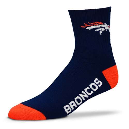 For Bare Feet Denver Broncos Crew Socks