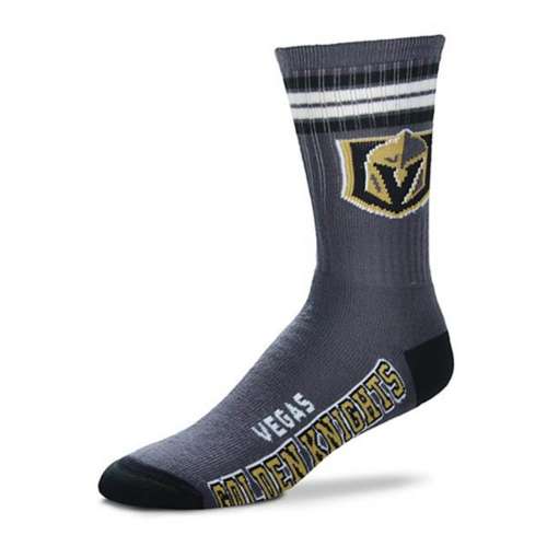 For Bare Feet Las Vegas Golden Knights 4 Stripe Deuce Socks
