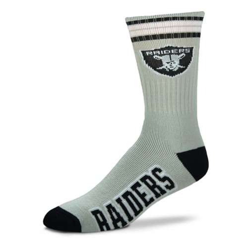 For Bare Feet Las Vegas Raiders 4 Stripe Deuce Socks