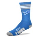 For Bare Feet Detroit Lions 4 Stripe Deuce Socks