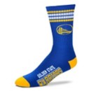 For Bare Feet Kids' Golden State Warriors 4 Stripe Deuce Socks