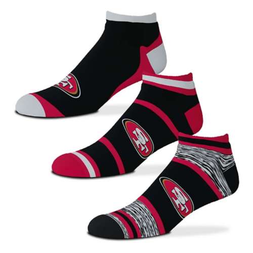 For Bare Feet San Francisco 49ers 3-Pack Camo Socks