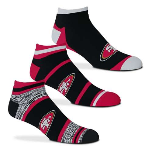 For Bare Feet San Francisco 49ers 3-Pack Camo Socks