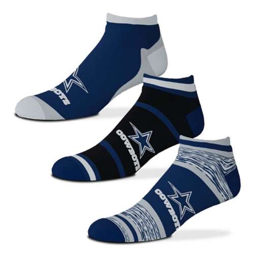For Bare Feet Dallas Cowboys 3pk Flash Socks