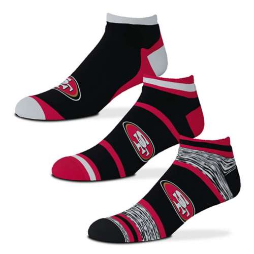 For Bare Feet San Francisco 49ers 3pk Flash Socks