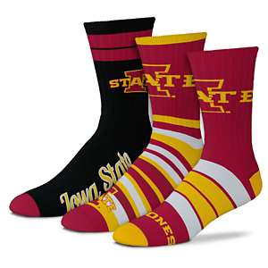  For Bare Feet NCAA Louisville Cardinals 4 Stripe Deuce Crew  Sock Team Color MEDIUM : Sports & Outdoors
