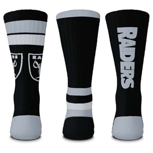 For Bare Feet Las Vegas Raiders 3pk Team Batch Socks