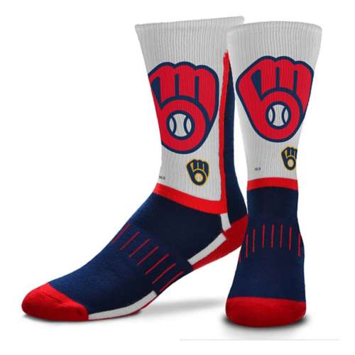 For Bare Feet Milwaukee Brewers RWB 21 Socks