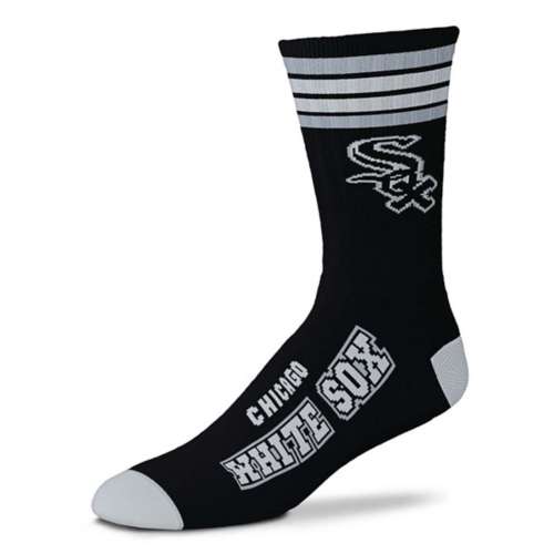 For Bare Feet Chicago White Sox 4 Stripe Deuce Socks