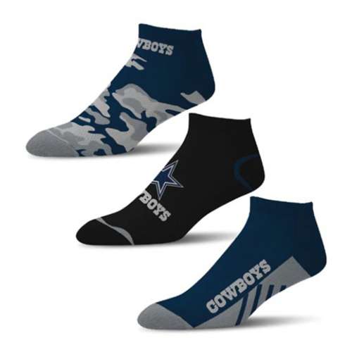 for Bare Feet Dallas Cowboys Camo Boom 3-Pack Socks