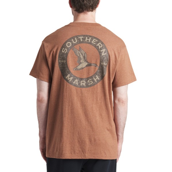 Men's Southern Marsh Inflight Camo T-Shirt 2XLarge Wash Walnut