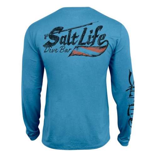 Men's Salt Life Dive Bar Long Sleeve Performance T-Shirt