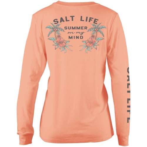 Women's Salt Life Summer On My Mind Long Sleeve T-Shirt