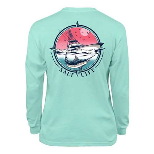 Boys' Salt Life Maritime Marlin Long Sleeve T-Shirt