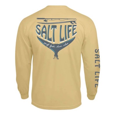 Men's Salt Life Reel Wicked Pocket Long Sleeve T-Shirt