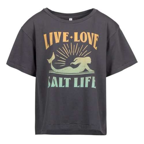 Girls' Salt Life Sea Maiden Crop T-Shirt