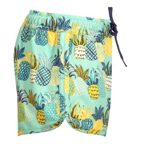 Girls' Salt Life Pineapple Paradise Volley Hybrid Shorts