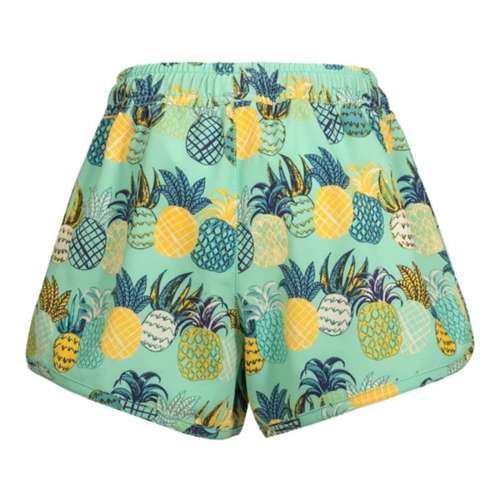 Girls' Salt Life Pineapple Paradise Volley Hybrid Shorts