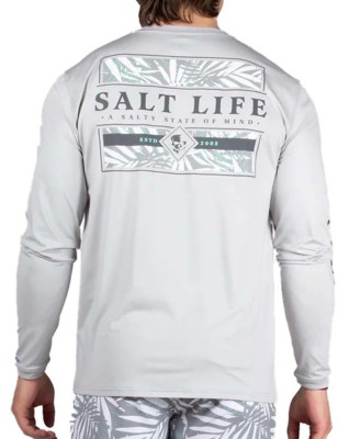 Men's Salt Life Jungle Vibes Performance Pocket Long Sleeve T-Shirt