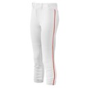 Girls' Mizuno Girls' Belted Piped Softball Pants