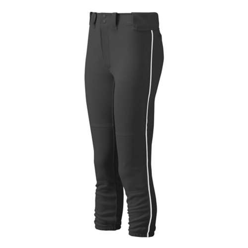 Girls' Mizuno Belted Piped Softball Pants