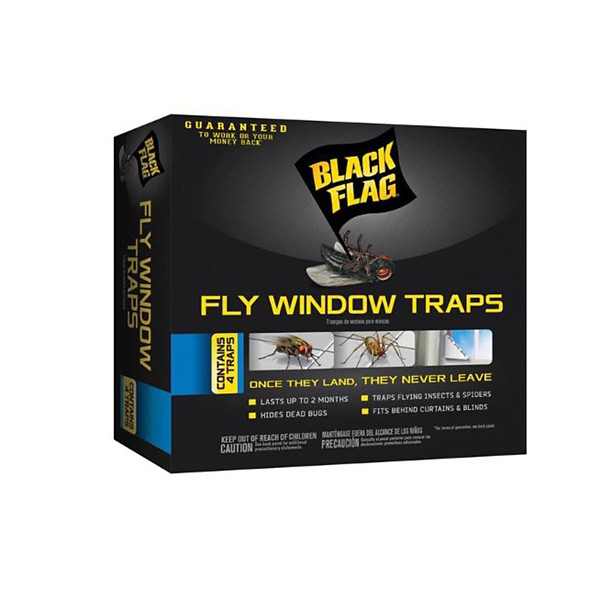 Black Flag Fly Window Trap 4 pk - Black Flag
