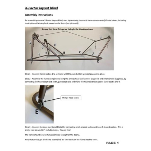 Rig'Em Right X-Factor Layout Blind