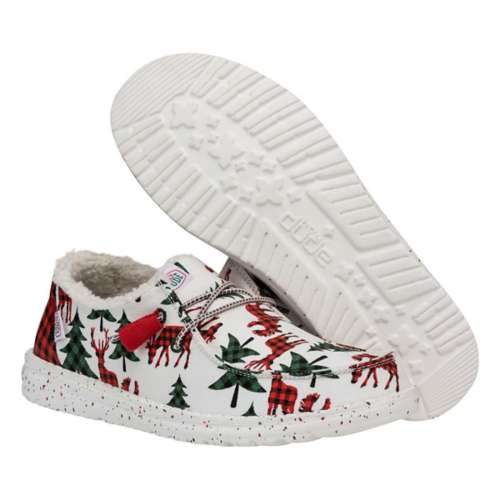 Women's HEYDUDE Wendy Woodland Plaid Shoes