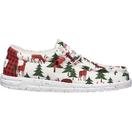 Men's HEYDUDE Wally Christmas Shoes 11 Woodland