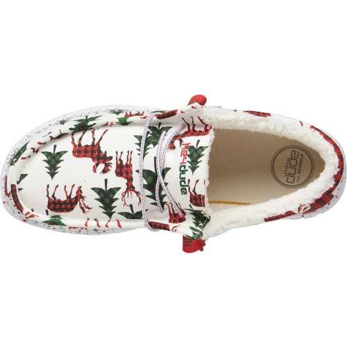 Womens hey 2025 dude christmas shoes