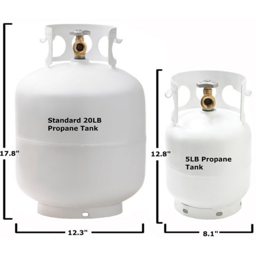 Flame King 5 Lb LP Cylinder with OPD Valve - Primary Image