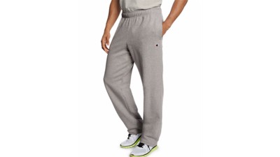 champion powerblend open bottom pant