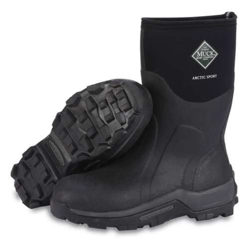 Men's insulated steel on sale toe muck boots