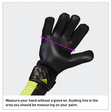 Soccer Goalie Glove Sizing Chart