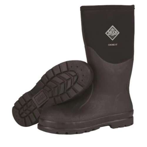 Men's Muck Chore Classic Steel Toe Waterproof Steel Toe Rubber Boots