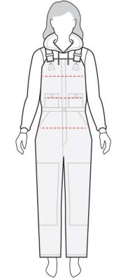 Carhartt Women's Bib Overalls Size Chart | SCHEELS.com