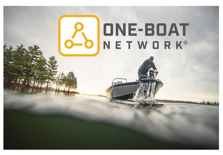 Fishing Boat with One Boat Network logo