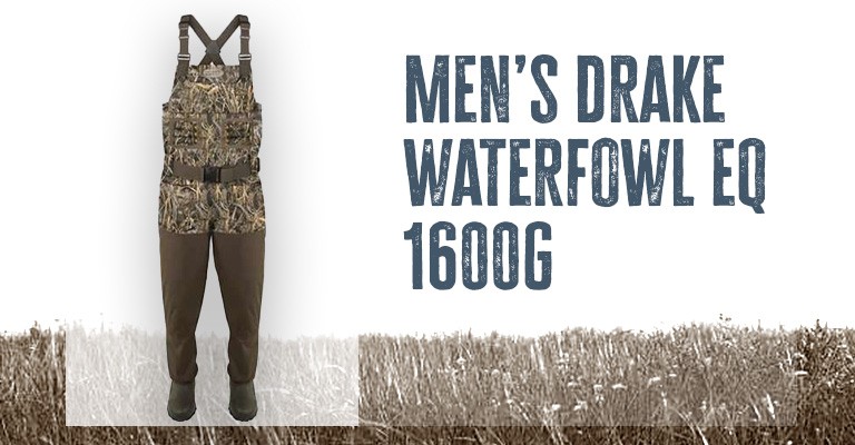 image of Mens Drake Waterfowl Eq 1600G Breathable Waders