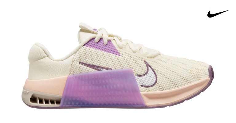 purple womens metcon nike shoe