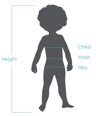 Kids' Clothing Size Chart.