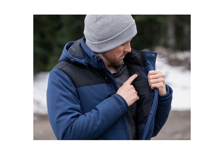 Men's Ororo 4Zone Heated Hooded Long Parka