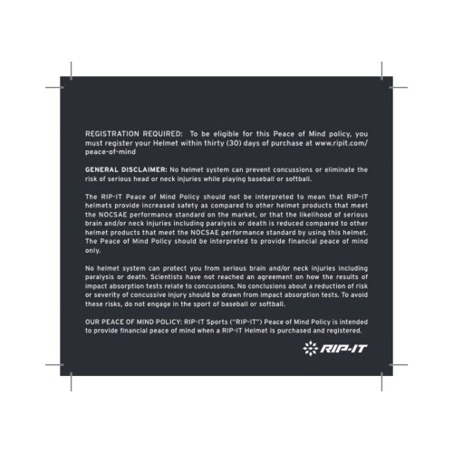 Youth RIP-IT Defense Pro Softball Fielder's Mask - Primary Image