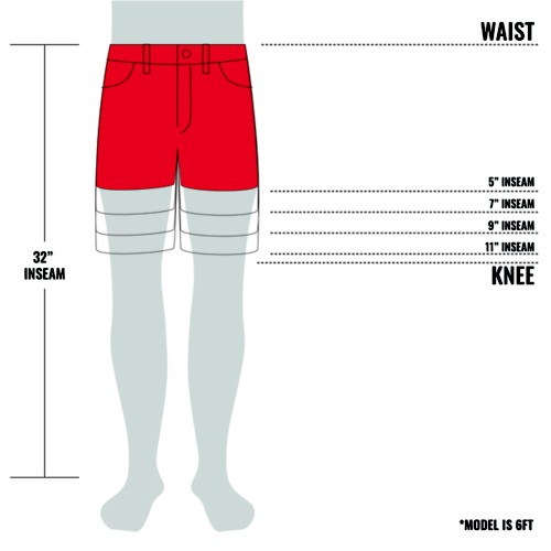 Champion gym shorts size chart online