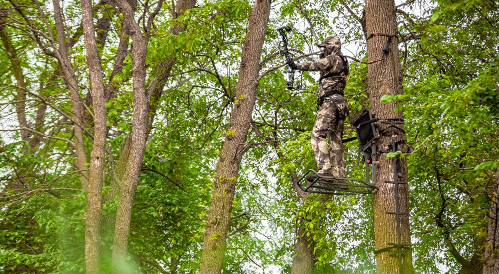 Hunting tree clearance stand