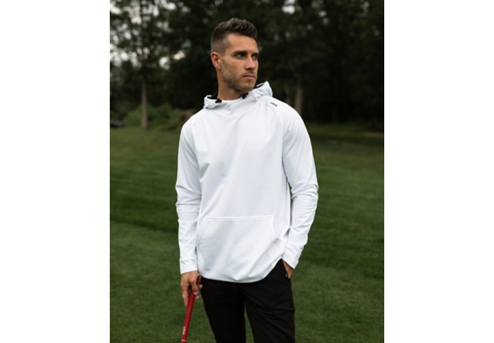 Man standing on golf course lifestyle