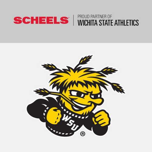 Wichita State Shockers SHOCKER Hand Sign Car Flag