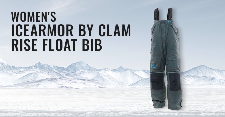 IceArmor by Clam Rise Float Ice-Fishing Bibs for Men