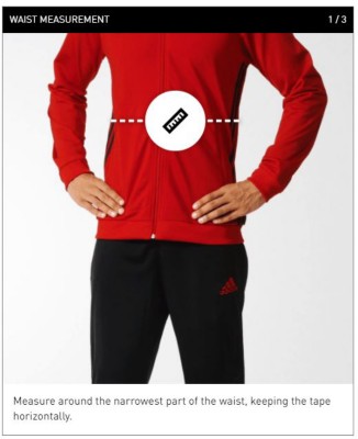 adidas joggers mens size chart